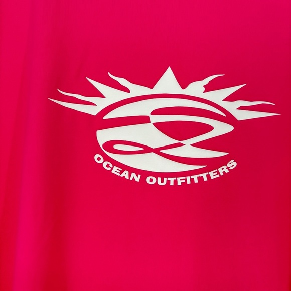 Ocean Outfitters Hot Pink Rash Guard Tee Short Sleeve‎ Top Women's Small 100% UV - Picture 4 of 9